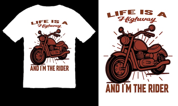 Motorcycle TShirt Design