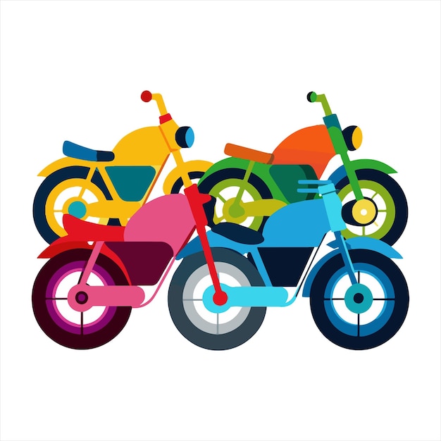 motorcycle vector illustration