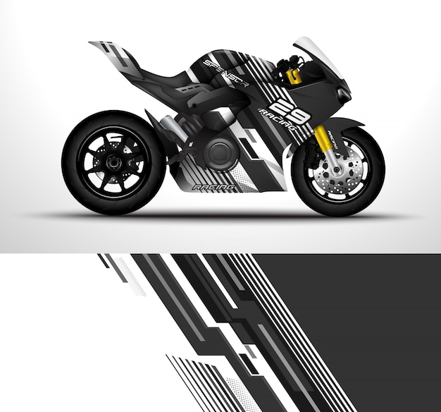 Design avvolgente per moto