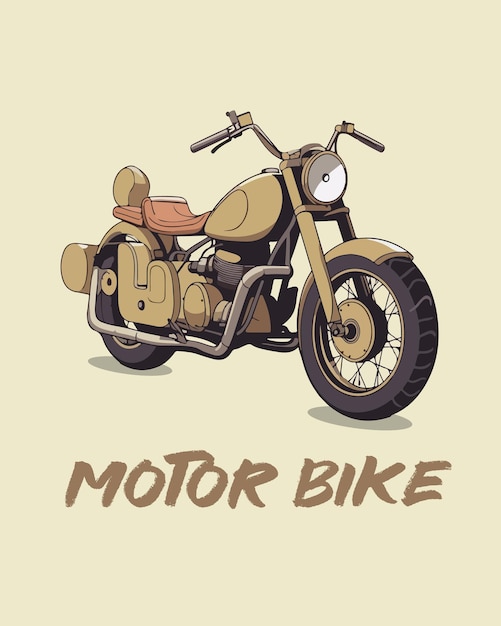 Motorfiets illustratie
