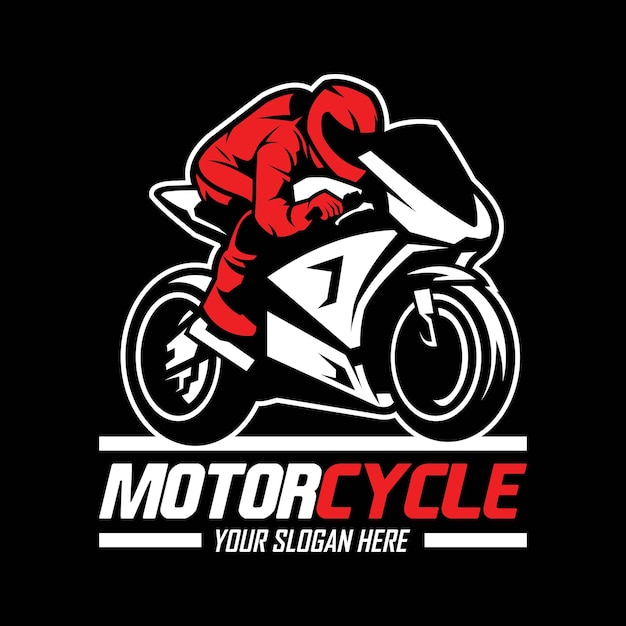 Motorfiets logo vector