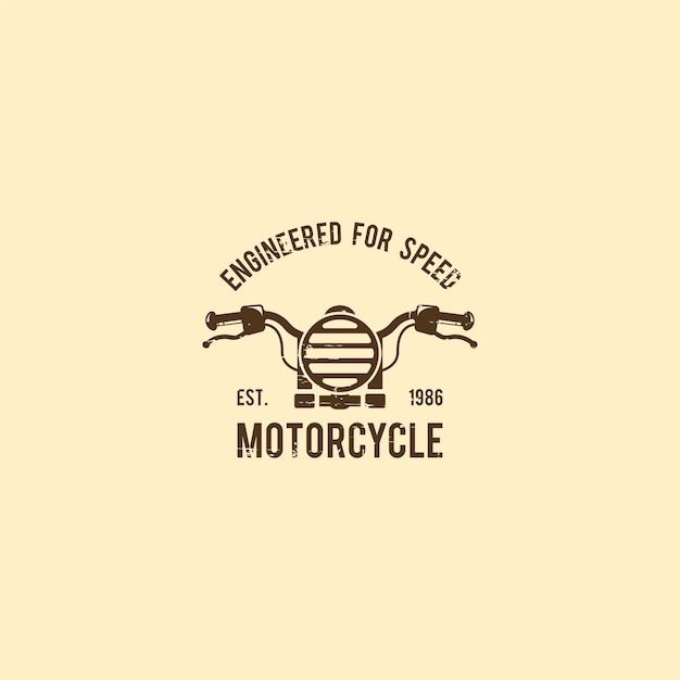 Motorfiets logo vector