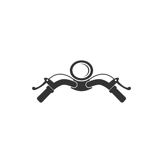 Motorfiets pictogram logo ontwerp