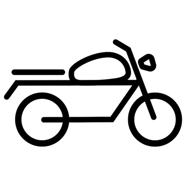 Motorfiets pictogram vector