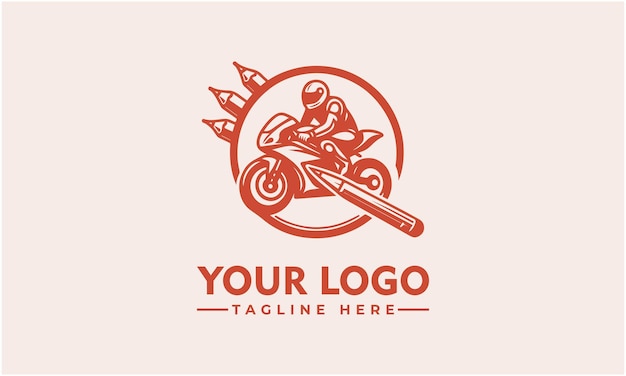 motorfiets vector logo ontwerp Vintage Transport logo vector Groep motorfiets