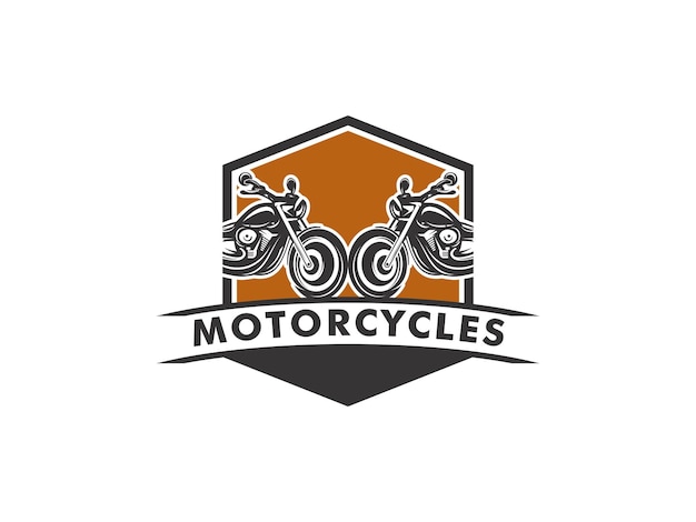 Motorfiets Vintage logo concept geïsoleerde vectorillustratie