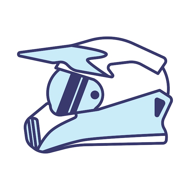 Motorhelm pictogram vector op trendy design