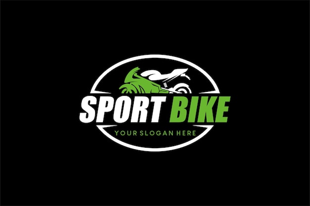 Motosport logo sjabloon logo ontwerp voor motorfiets club dealer reparatiewinkel
