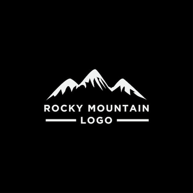 MOUNTAIN ADVENTURE LOGO. HIKING OUTDOOR DESIGN.