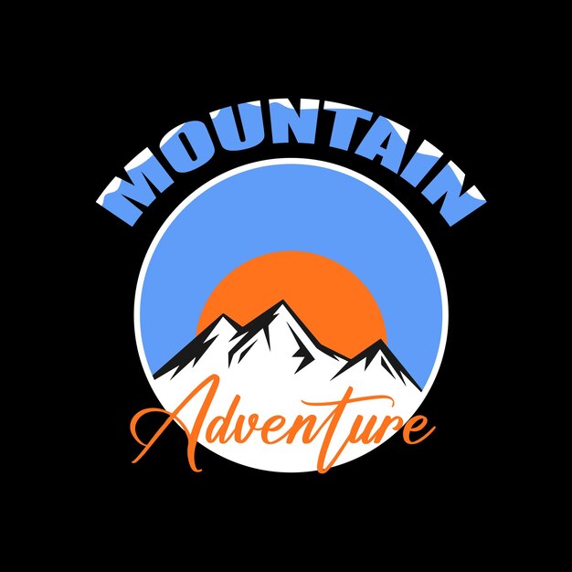 Mountain Adventure T-shirt Design