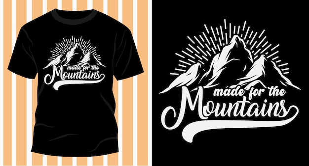 Mountain Adventure tshirt design vector