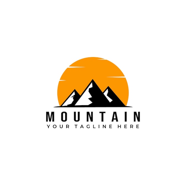 Mountain Adventure Wild Logo Vector Illustration Design Vintage Art