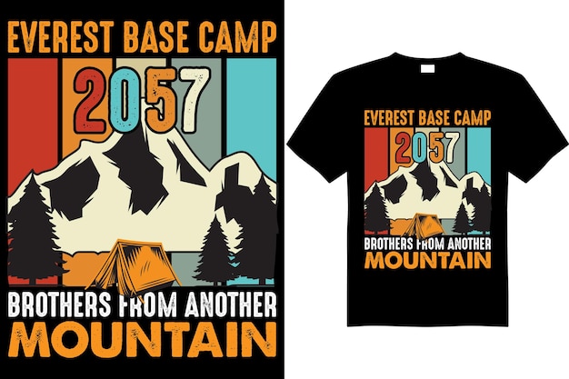 mountain base camp t-shirt