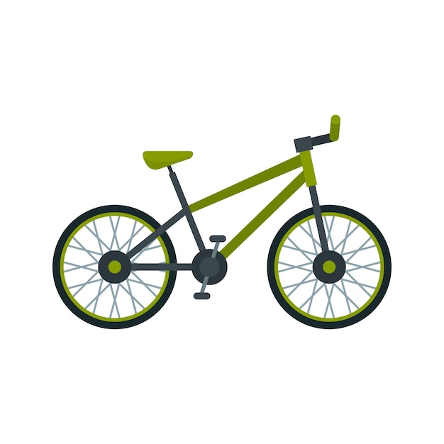 Mountain bike icon Flat illustration of mountain bike vector icon for web design