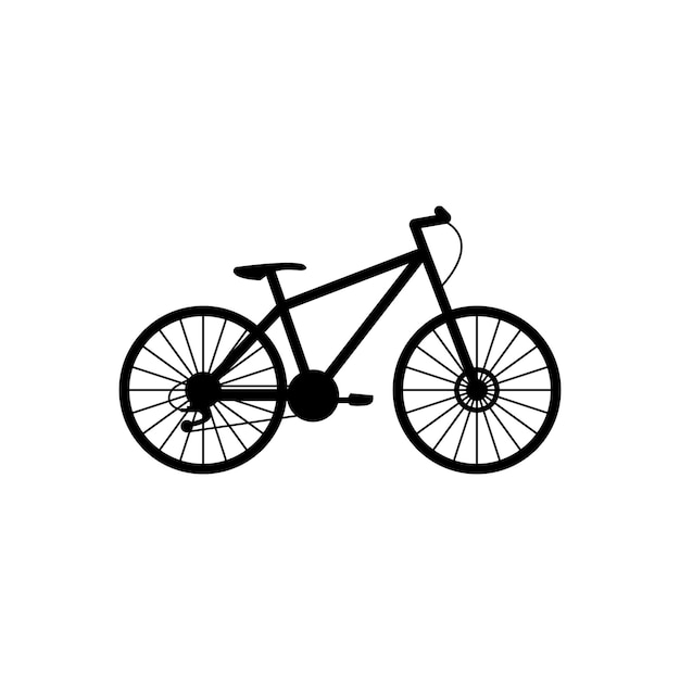 mountain bike icon vector template illustration logo design
