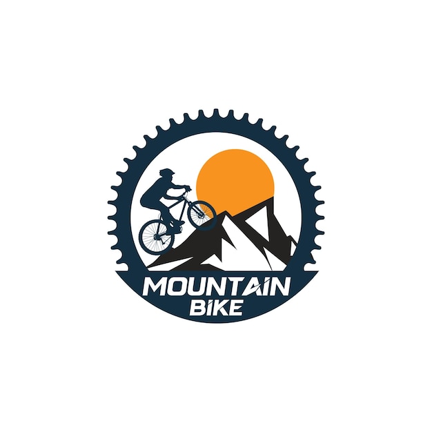 a mountain bike logo that says mountain bike on it