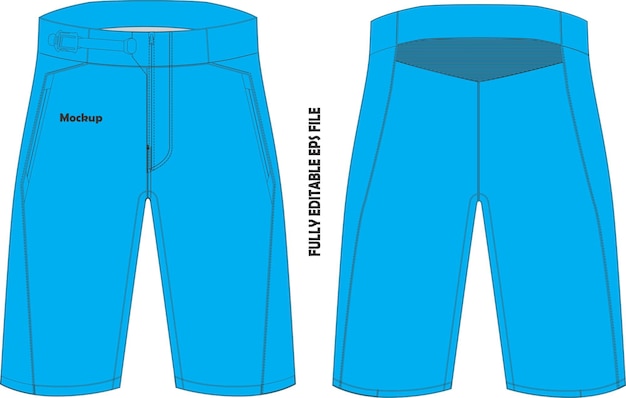 Mountain Bike Shorts Mockup