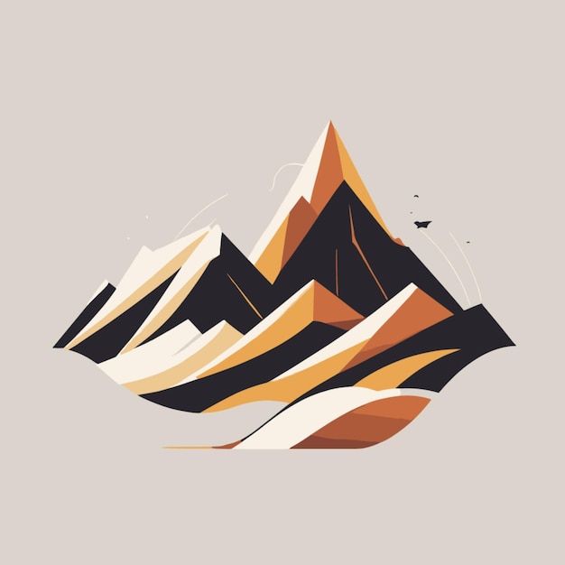 Mountain cartoon vector