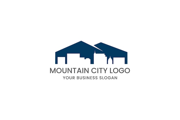 Mountain and City Logo Design