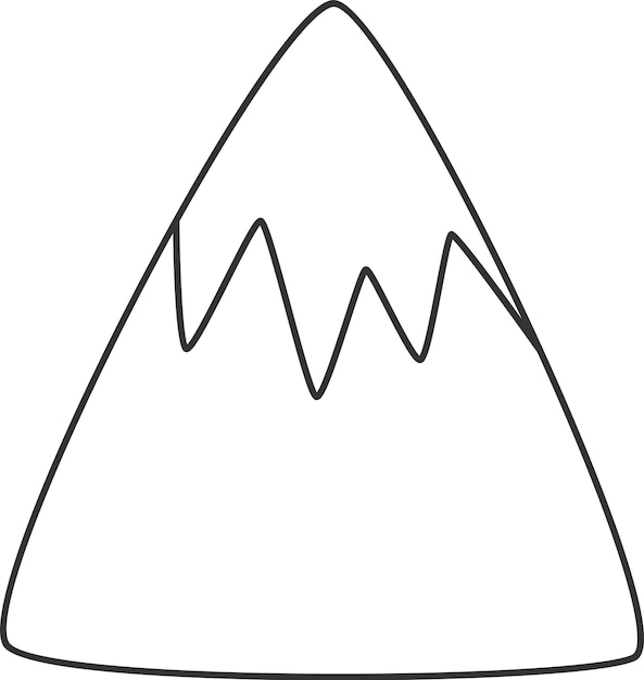 Mountain Doodle Abstract