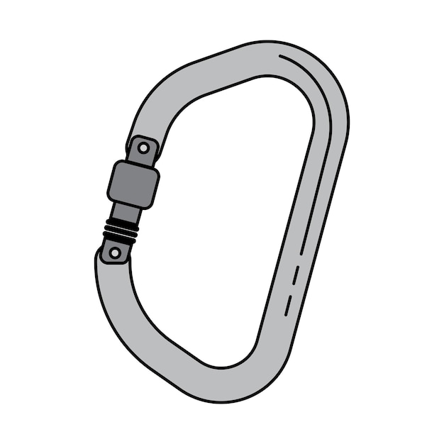 산악 장비 Carabiner 아이콘