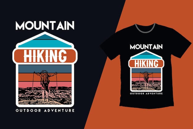 Mountain hiking outdoor adventure tshirt