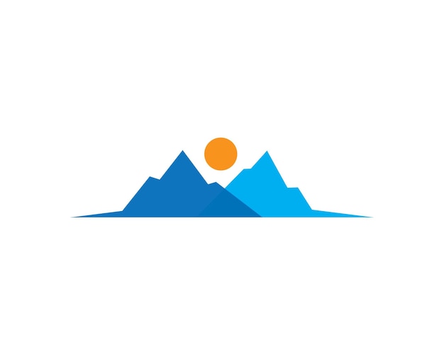 Mountain icon Logo Business Template