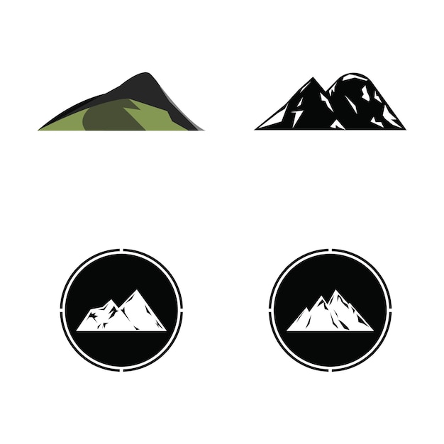 山のアイコンのロゴ