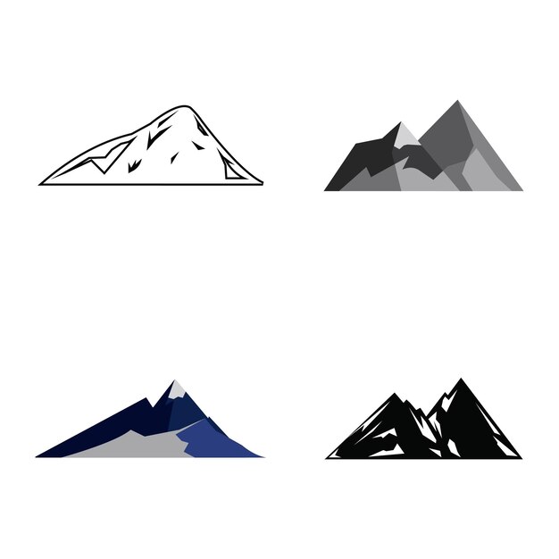 山のアイコンのロゴ