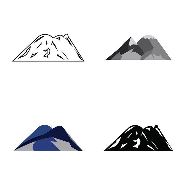 山のアイコンのロゴ