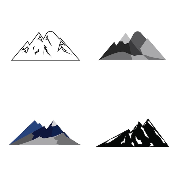 山のアイコンのロゴ