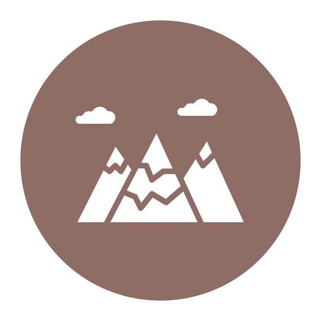 Mountain icon vector image Can be used for Ski Resort