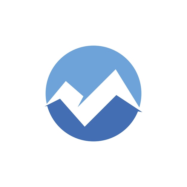 Векторный дизайн логотипа горы