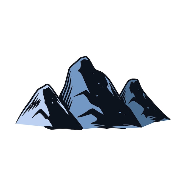 mountain illustration vector