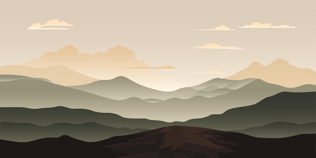 mountain landscape nature background brown color