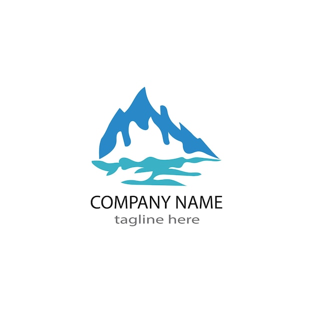 MOUNTAIN LOGO BUSINESS TEMPLATE VECTOR