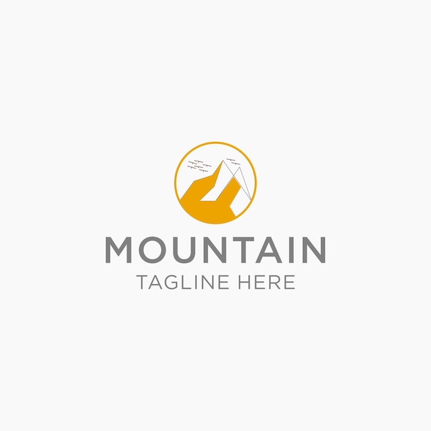 Mountainロゴアイコンデザインベクトルテンプレート