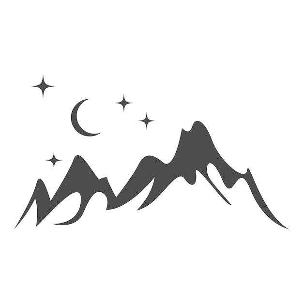 Mountain logo icon design