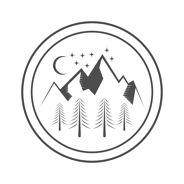 Mountain logo icon design