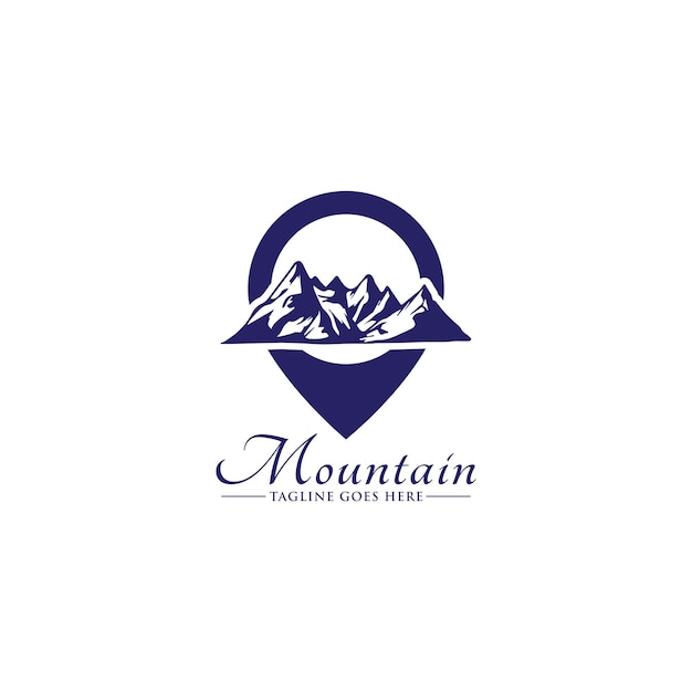 mountain logo icon vector template