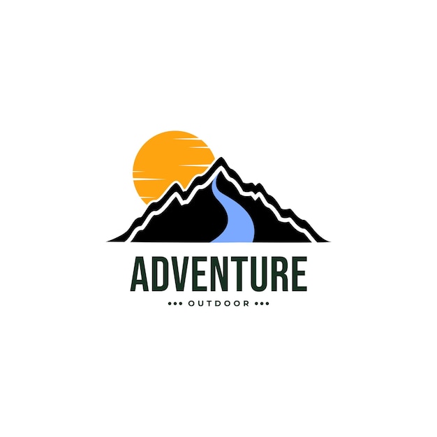 mountain logo icon vector template