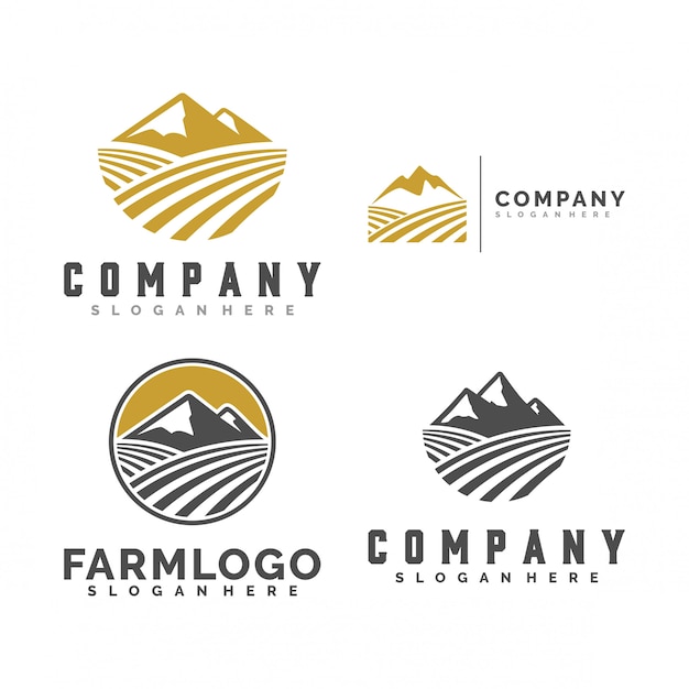 Mountain logo illustration