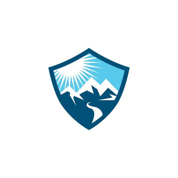 Mountain logo images illustration design