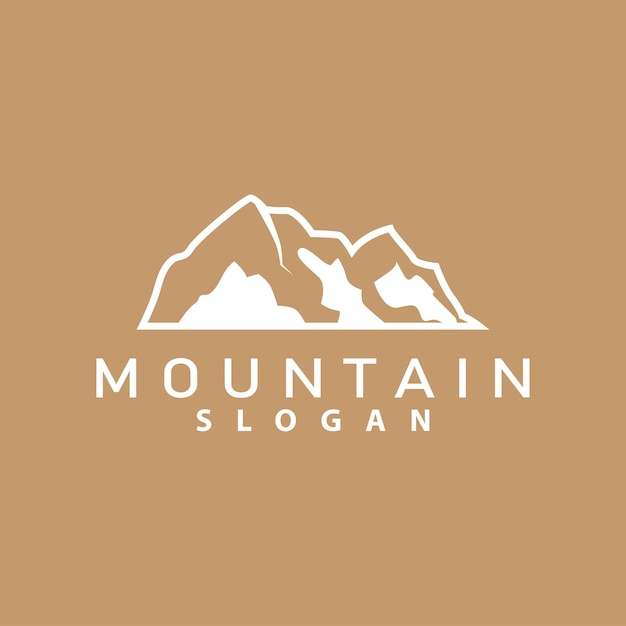 Mountain Logo Nature Landscape Vector Premium Elegant Simple Design Illustration Symbol Template Icon