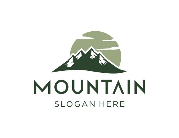 Mountain logo ontwerp