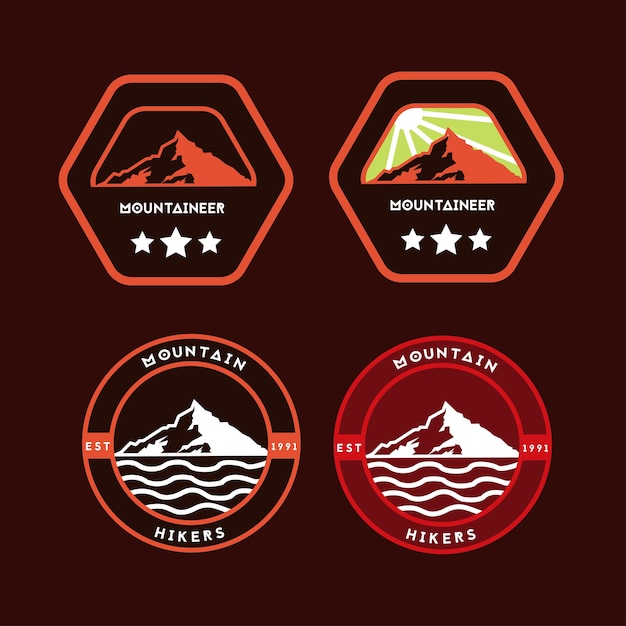 Mountain logo outdoor activity