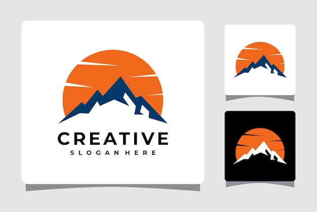 Mountain logo template design inspiration