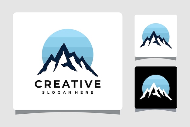 Mountain logo template design inspiration