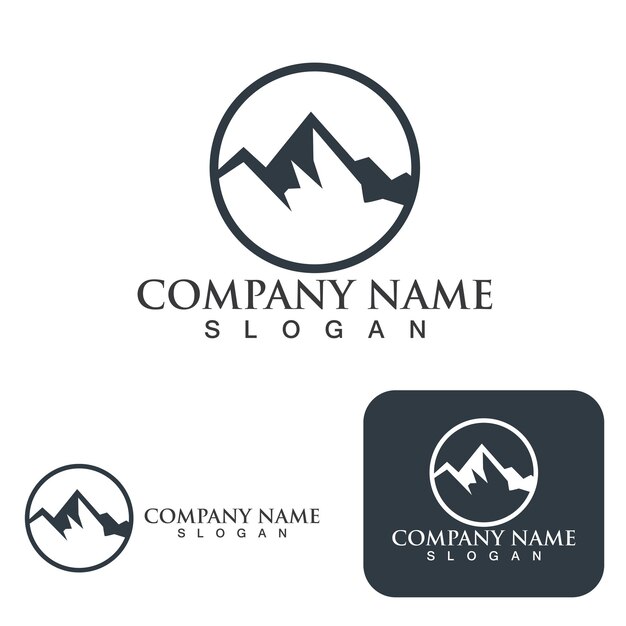 Mountain Logo Template Vector illustration design