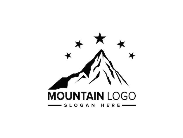 Mountain logo vector badge compilation